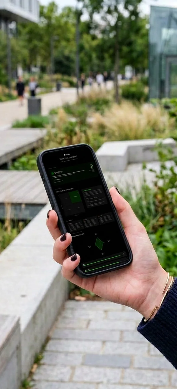 Bilan individuel Inaia consulté sur smartphone